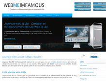 Tablet Screenshot of agence.webmeimfamous.com