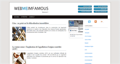Desktop Screenshot of presse.webmeimfamous.com
